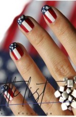 4th of July Nails: Cute Nail Art and Design with American Flag