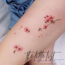 List : Tender Selection Of Cherry Blossom Tattoo For Your Inspiration