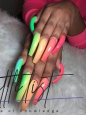 List : Multi Coloured Nails: New Trend and Best Designs