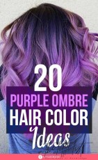33 Cool Ideas Of Purple Ombre Hair