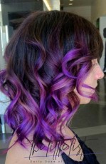 33 Cool Ideas Of Purple Ombre Hair