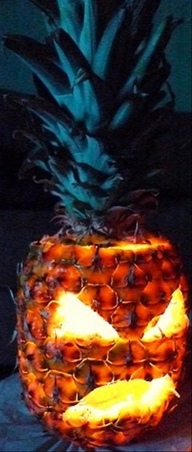 Live anywhere near a beach? Consider making a Pineapple Pumpkin!