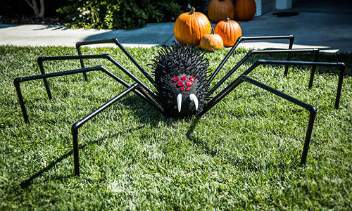 Styrofoam Spider - DIY Halloween Decorations