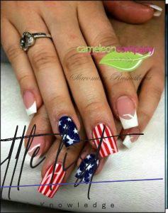 4th of July Nails: Cute Nail Art and Design with American Flag