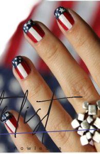 4th of July Nails: Cute Nail Art and Design with American Flag