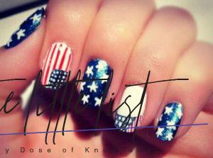 4th of July Nails: Cute Nail Art and Design with American Flag