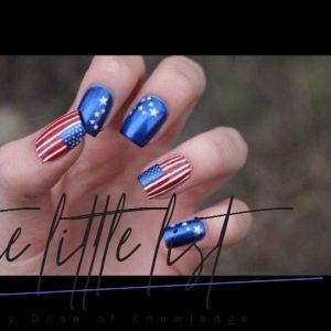 4th of July Nails: Cute Nail Art and Design with American Flag