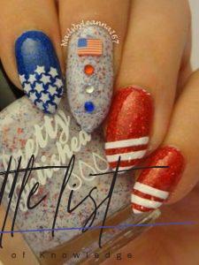 4th of July Nails: Cute Nail Art and Design with American Flag