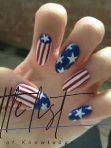 4th of July Nails: Cute Nail Art and Design with American Flag