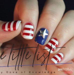 4th of July Nails: Cute Nail Art and Design with American Flag