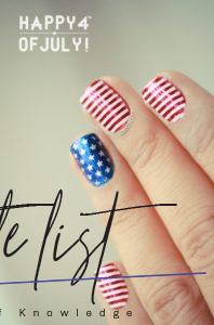 4th of July Nails: Cute Nail Art and Design with American Flag