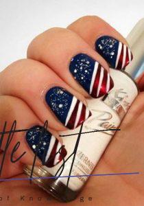 4th of July Nails: Cute Nail Art and Design with American Flag