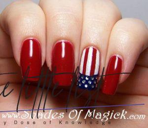 4th of July Nails: Cute Nail Art and Design with American Flag