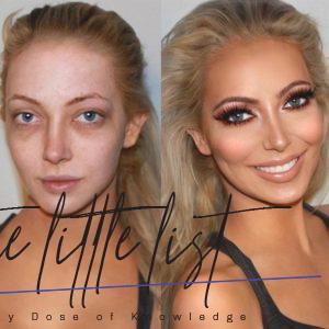 List : 30+ Incredible Before And After Makeup Transformations