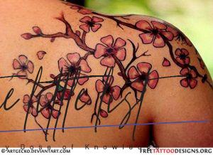 Tender Selection Of Cherry Blossom Tattoo For Your Inspiration