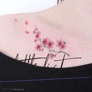 Tender Selection Of Cherry Blossom Tattoo For Your Inspiration