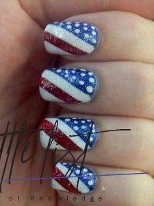 British Flag Nails Art and Designs