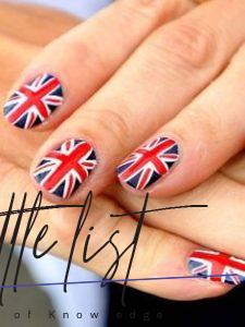 British Flag Nails Art and Designs