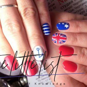 British Flag Nails Art and Designs