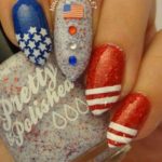 British Flag Nails Art and Designs