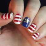 British Flag Nails Art and Designs