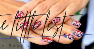 British Flag Nails Art and Designs