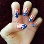 British Flag Nails Art and Designs