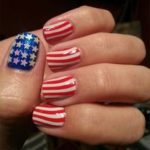 British Flag Nails Art and Designs