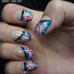 British Flag Nails Art and Designs