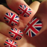 British Flag Nails Art and Designs