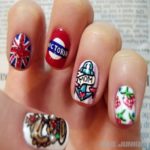 British Flag Nails Art and Designs