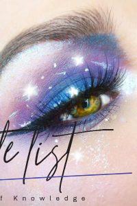 Galaxy Makeup Look: 21 Cool Galaxy Eye Makeup Ideas