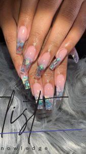 List : Shattered Glass Nail Art: Broken Glass Nail Designs