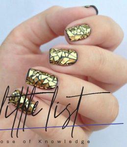 Shattered Glass Nail Art: Broken Glass Nail Designs