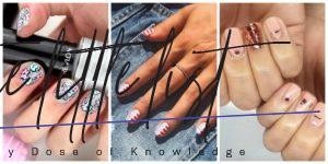 Shattered Glass Nail Art: Broken Glass Nail Designs