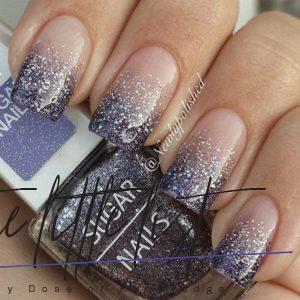 Gradient Nails Art Tutorial: How to Do Gradient Glitter Nails