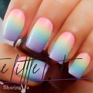 Gradient Nails Art Tutorial: How to Do Gradient Glitter Nails