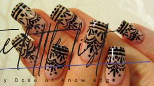 How To Apply Henna On Nails: Great Design With Tutorial