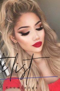 Makeup for Red Dress: Best Ideas for Eye Makeup with Red Gown