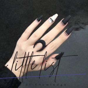 27 Matte Black Nails That Will Make You Thrilled