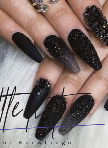 27 Matte Black Nails That Will Make You Thrilled