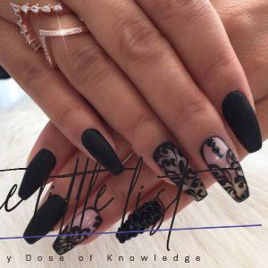 27 Matte Black Nails That Will Make You Thrilled