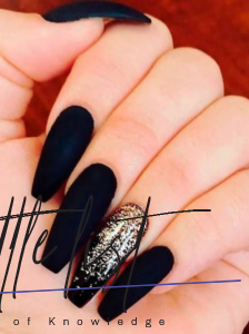 List : 27 Matte Black Nails That Will Make You Thrilled