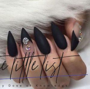 27 Matte Black Nails That Will Make You Thrilled