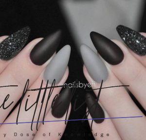 27 Matte Black Nails That Will Make You Thrilled