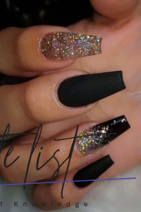 27 Matte Black Nails That Will Make You Thrilled