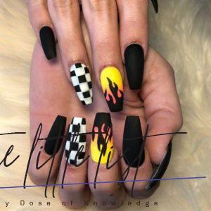 27 Matte Black Nails That Will Make You Thrilled