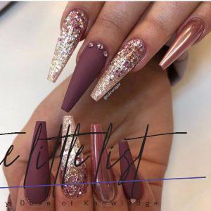 30+ Mauve Color Nail Art Ideas To Look Flawless To The Fingertips