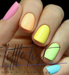 Multi Coloured Nails: New Trend and Best Designs