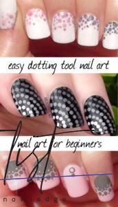 List : Nail Art with Dotting Tool: Step-by-Step Tutorial